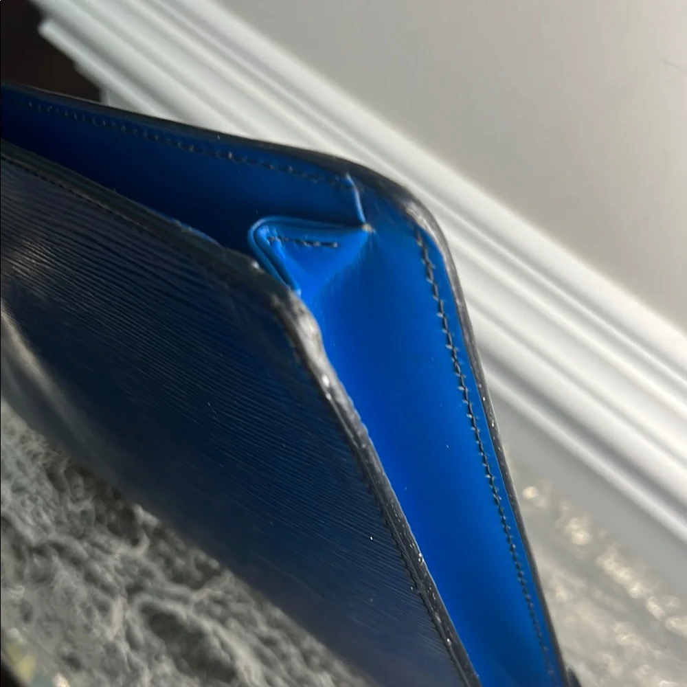 Authentic Louis Vuitton Blue Laptop Bag or Briefcase